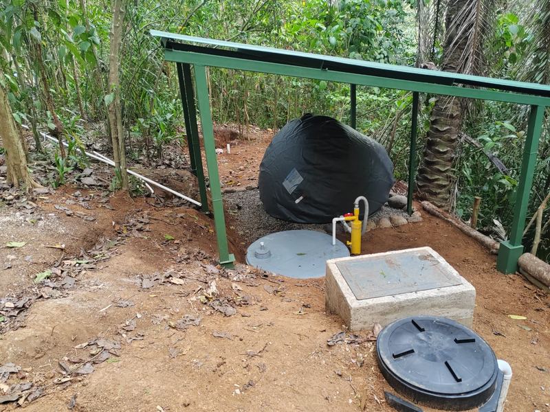 Biodigestor instalado